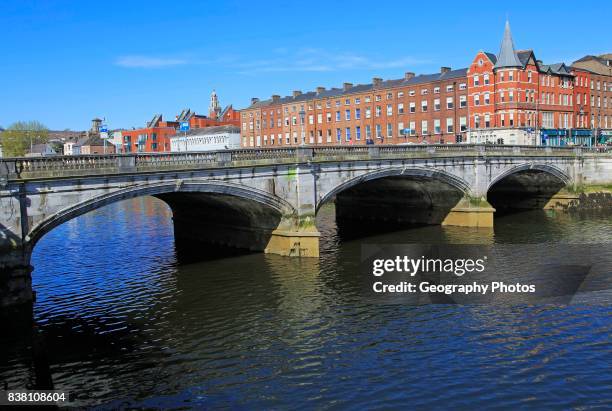 Bridge over River Lee, City of Cork, County Cork, Ireland, Irish Republic.