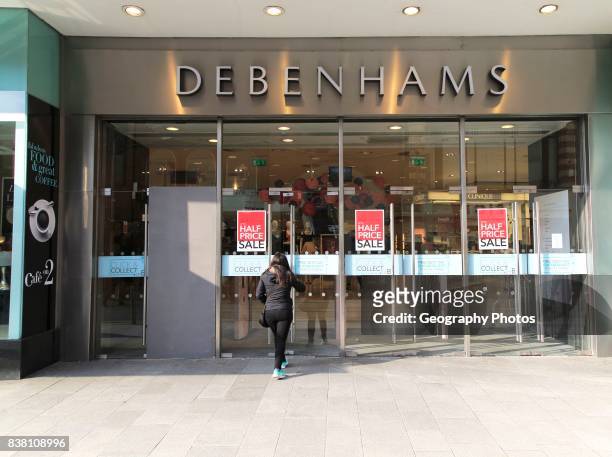 Debenhams department store shop, Henry Street, Dublin city center, Ireland, Republic of Ireland.
