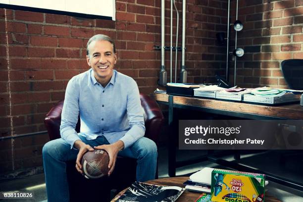 Of digital media production and distribution company Gunpowder & Sky, Van Toffler is photographed for The Hollywood Reporter on June 2, 2017 in Santa...