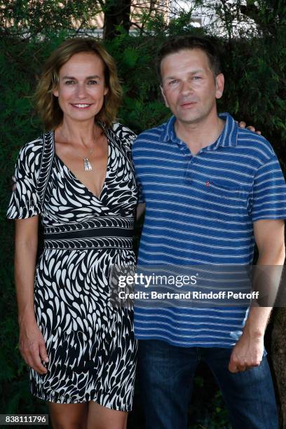 Team of the movie "Prendre le large", actress Sandrine Bonnaire and director Gael Morel attend the 10th Angouleme French-Speaking Film Festival : Day...