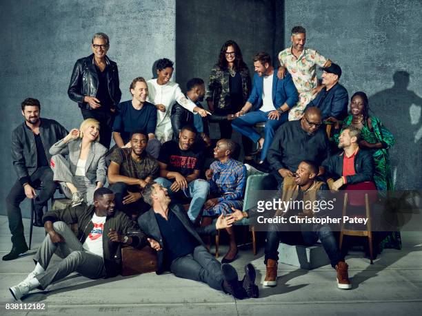 The Marvel Stars of Comic Con 2017, Karl Urban, Cate Blanchett, Jeff Goldblum, Daniel Kaluuya, Chadwick Boseman, Tom Hiddleston, Letitia Wright,...