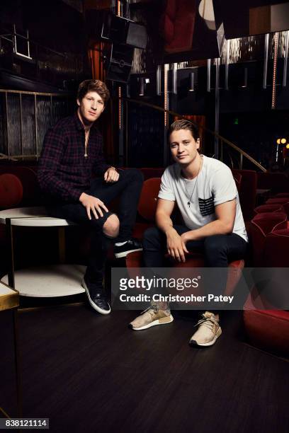 Myles Shear and Kygo are photographed for Billboard Magazine on May 18, 2017 in Hollywood, California.