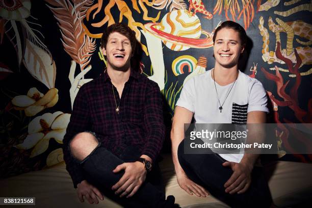 Myles Shear and Kygo are photographed for Billboard Magazine on May 18, 2017 in Hollywood, California.