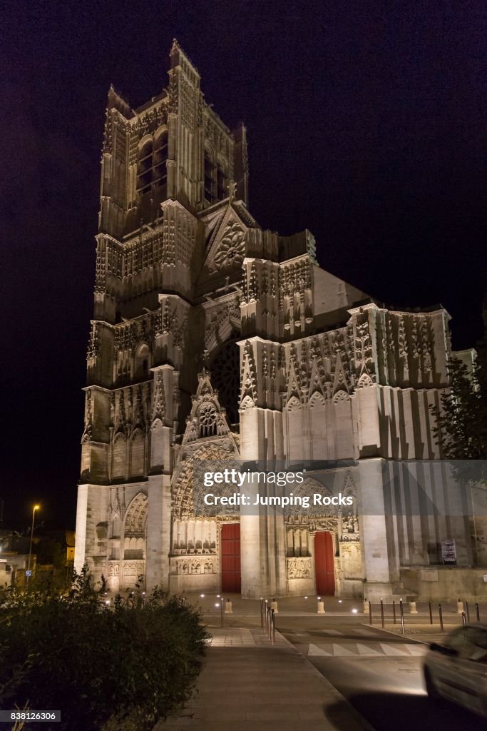 Cathedral of St. Etienne in Auxerre, Burgundy, France