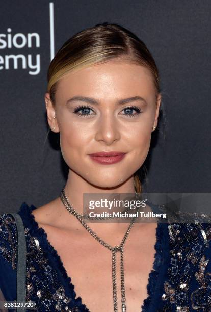 Actress Hayley Erin attends the Television Academy's cocktail reception with stars of daytime television celebrating the 69th Emmy Awards at Saban...