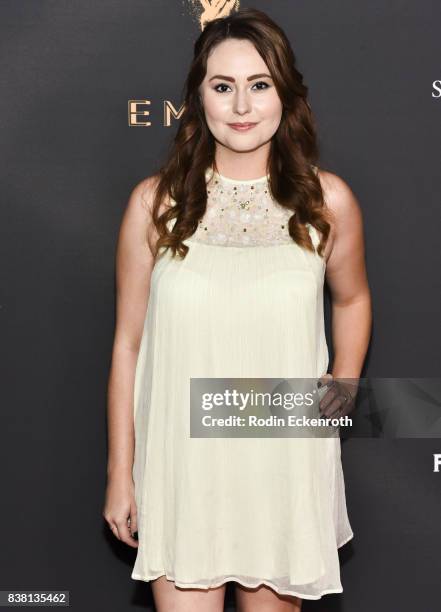 Jillian Clare attends the Television Academy's Cocktail Reception with Stars of Daytime Television Celebrating 69th Emmy Awards at Saban Media Center...