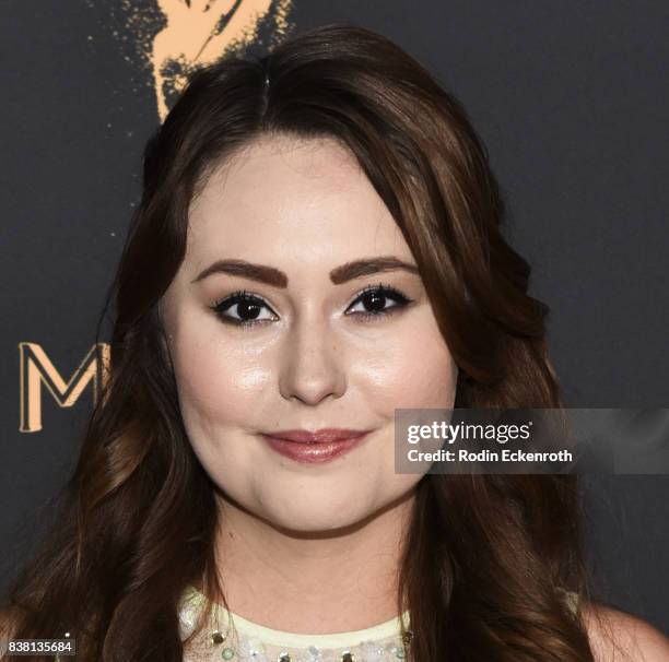 Jillian Clare attends the Television Academy's Cocktail Reception with Stars of Daytime Television Celebrating 69th Emmy Awards at Saban Media Center...