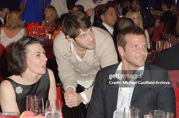 Justin Bartha and Bradley Cooper