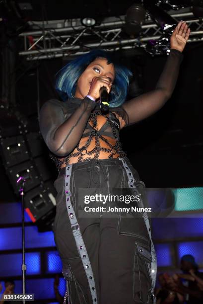 Connie Diiamond performs at Highline Ballroom on August 23, 2017 in New York City.