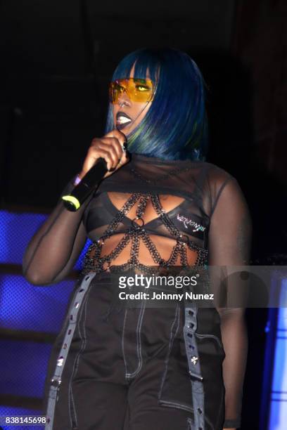 Connie Diiamond performs at Highline Ballroom on August 23, 2017 in New York City.