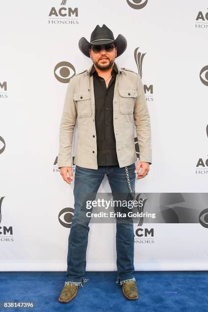 Jason Aldean attends the 11th Annual ACM Honors at the Ryman Auditorium on August 23, 2017 in Nashville, Tennessee.