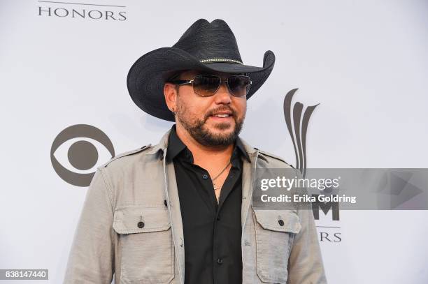 Jason Aldean attends the 11th Annual ACM Honors at the Ryman Auditorium on August 23, 2017 in Nashville, Tennessee.
