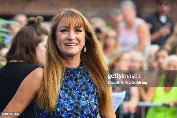 Actress Jane Seymour arrives at the 11th Annual ACM Honors at the Ryman Auditorium on August 23, 2017 in Nashville, Tennessee.