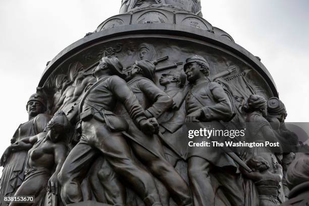 The Confederate Memorial at Arlington National Cemetery is photographed on Aug. 17, 2017 in Arlington, Virginia.