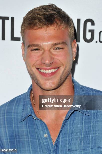 Model Matthew Noszka "Secret Party" Launch Celebrating Cover Star Cameron Dallas hosted by TINGS at Nightingale on August 23, 2017 in West Hollywood,...