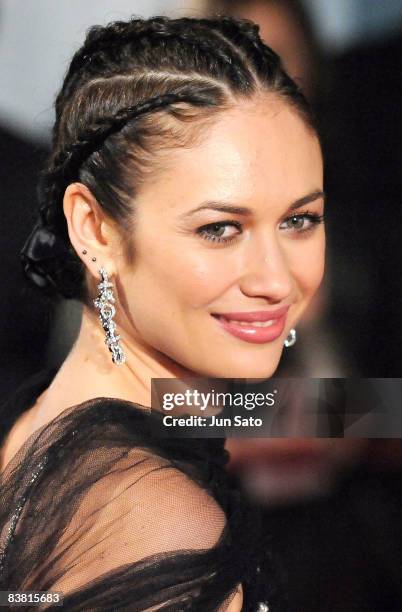 Actress Olga Kurylenko attends the "Quantum of Solace" Japan Premiere at Roppongi Hills on November 25, 2008 in Tokyo, Japan. The film will open on...