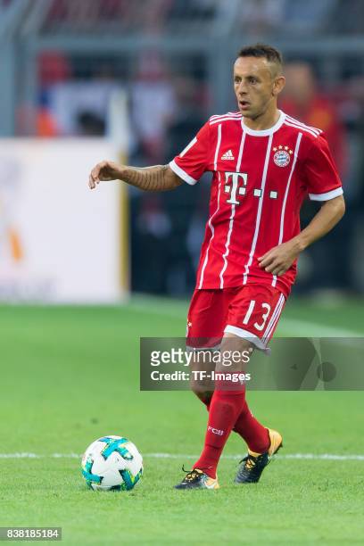 Rafinha of Bayern Muenchen controls the ball during the DFL Supercup 2017 match between Borussia Dortmund and Bayern Muenchen at Signal Iduna Park on...