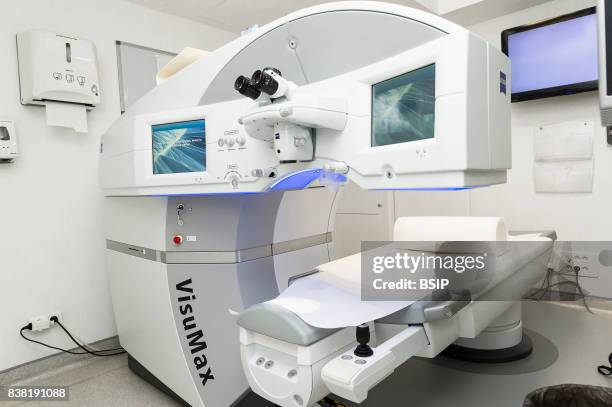 New Vision clinic, main center for refractive surgery in France, with cutting-edge technology for all eye laser operations. The SMILE, Small Incision...