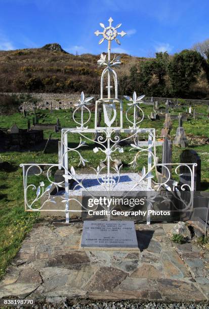 Irish potato famine memorial at Abbeystrewry cemetery, Skibbereen, County Cork, Ireland, Irish Republic.