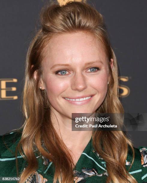Actress Marci Miller attends the Television Academy's cocktail reception with the Stars of Daytime Television, celebrating The 69th Emmy Awards at...