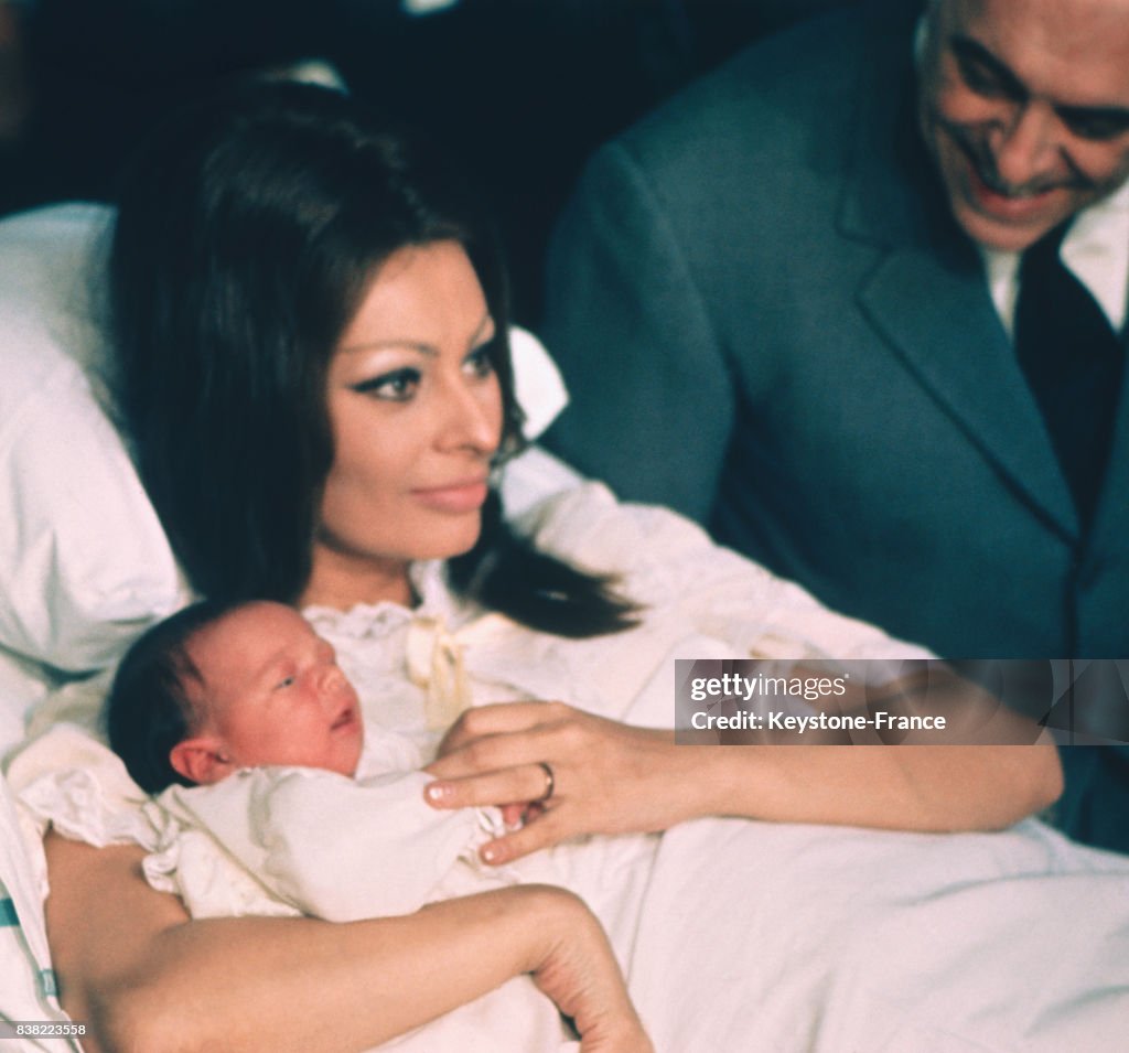 Naissance du fils de Sophia Loren