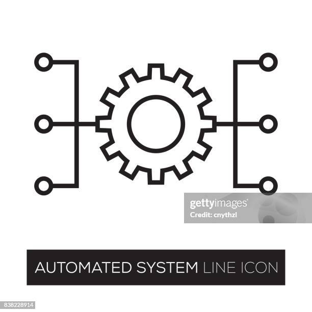 automated system - control stock illustrations