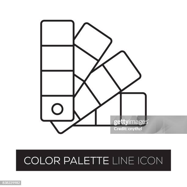 ilustraciones, imágenes clip art, dibujos animados e iconos de stock de paleta de colores - muestra de colores