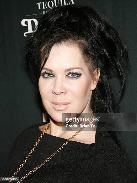 Woman's World Wrestling Foundation champion "Chyna - The 9th Wonder of the World" poses at "Special" - Los Angeles Premiere at the ICM Screening Room...