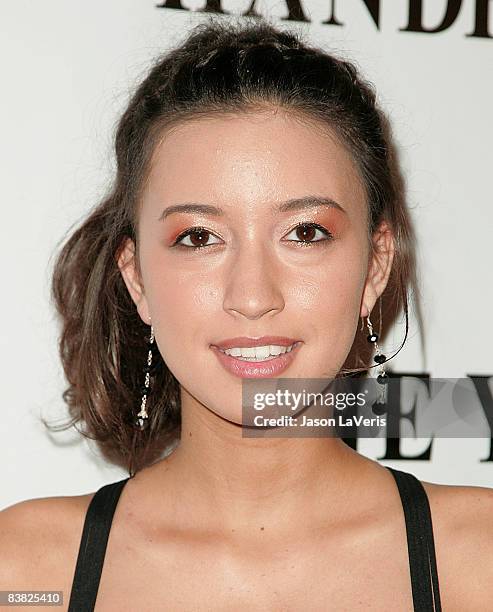 Actress Christian Serratos attends the premiere of "The Yellow Handkerchief" at The WGA Theater on November 25, 2008 in Beverly Hills, California.