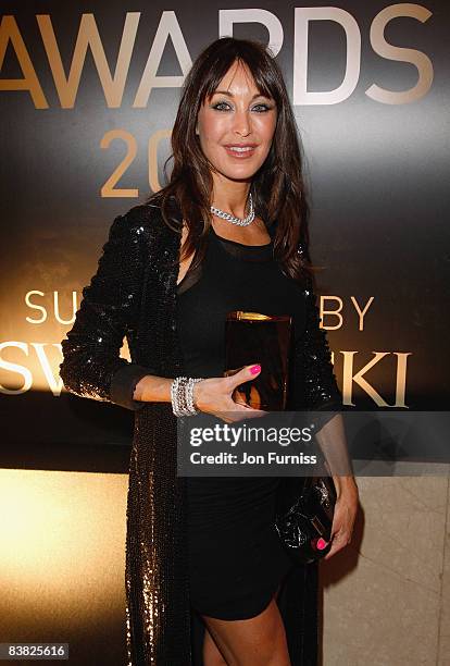 Tamara Mellon, who picked up the Best Designer Brand award on behalf of Jimmy Choo during the British Fashion Awards 2008 held at The Lawrence Hall...