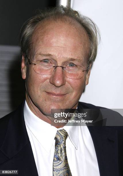 William Hurt arrives at the Los Angeles Premiere of "The Yellow Handkerchief" at The WGA Theatre on November 25, 2008 in Beverly Hills, California.