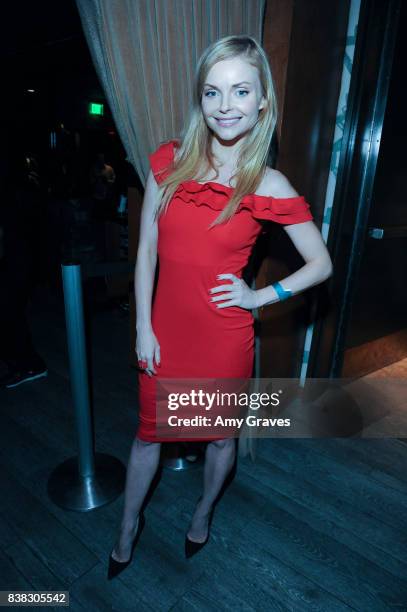Izabella Miko attends The Layover film premiere after-party hosted by DIRECTV at The Highlight Dream Hollywood with Foster Grant and SVEDKA on August...
