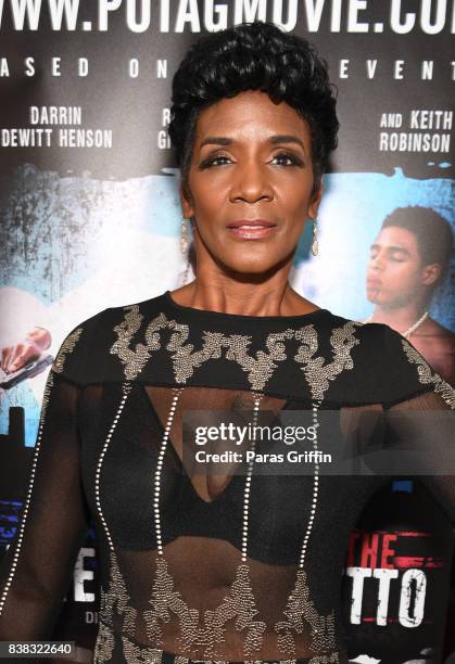 Television personality Momma Dee at "The Products Of The American Ghetto" Atlanta Screening at The Plaza Theatre on August 23, 2017 in Atlanta,...