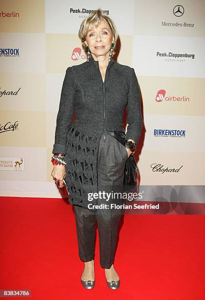 Actress Monika Peitsch attends the Tribute to Bambi 2008 charity at the Dome in Europapark Rust on November 26, 2008 in Rust, Germany.