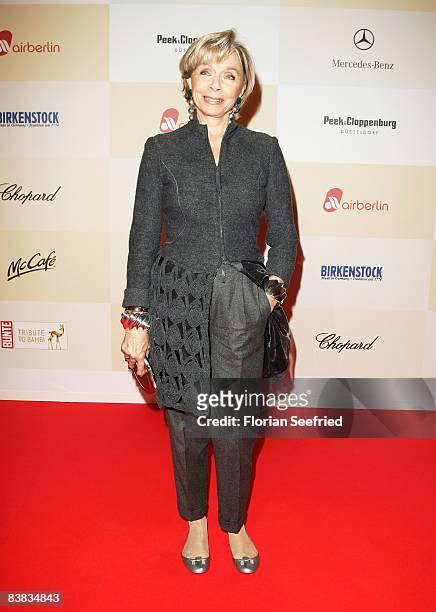 Actress Monika Peitsch attends the Tribute to Bambi 2008 charity at the Dome in Europapark Rust on November 26, 2008 in Rust, Germany.