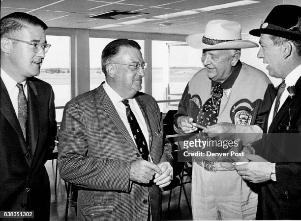Malley, Walter O'Malley to Shag Wyoming Antelope, Walter O'Malley, second from left, owner of the world champion Los Angeles Dodgers, headed a...