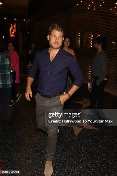 Travis Van Winkle is seen on August 23, 2017 in Los Angeles, CA.