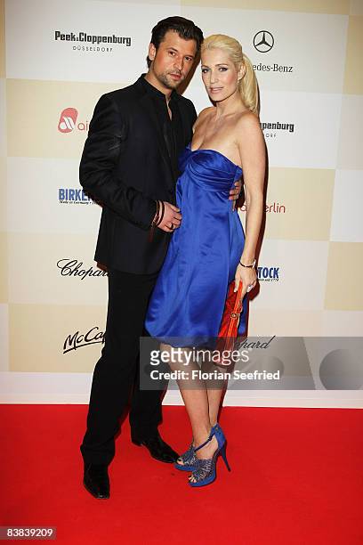 Designer Sarah Kern and husband Goran Munizaba attend the Tribute to Bambi 2008 charity at the Dome in Europapark Rust on November 26, 2008 in Rust,...