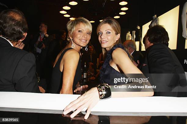 Uschi Glas and Ursula Karven attend the Tribute to Bambi Party at the Europapark Rust on November 26, 2008 in Rust, Germany.