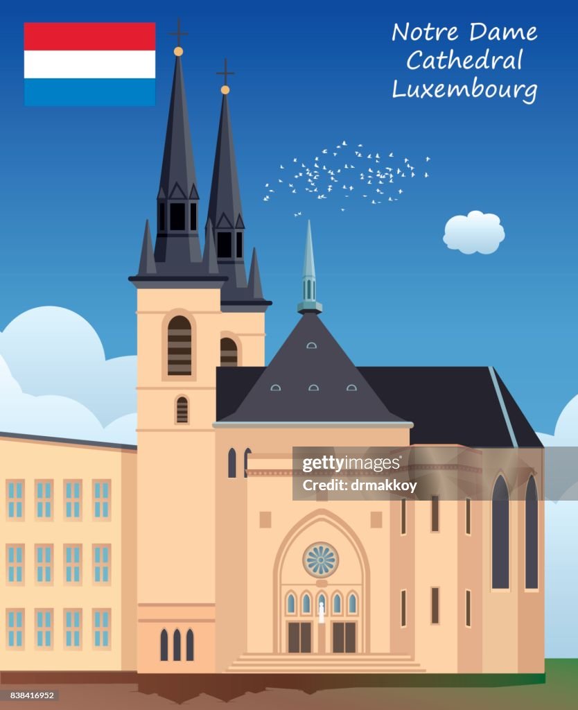 Notre Dame-katedralen - Luxemburg