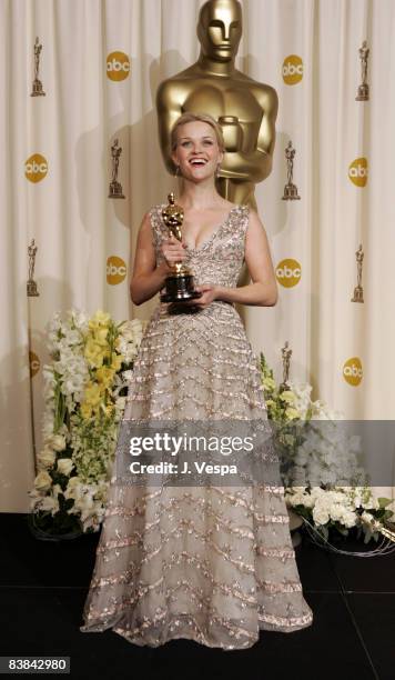 Reese Witherspoon, winner Best Actress in a Leading Role for �Walk the Line�