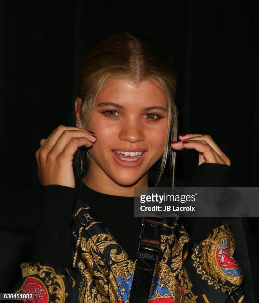 Sofia Richie attends the TINGS 'Secret Party' launch party held at Nightingale on August 23, 2017 in West Hollywood, California.