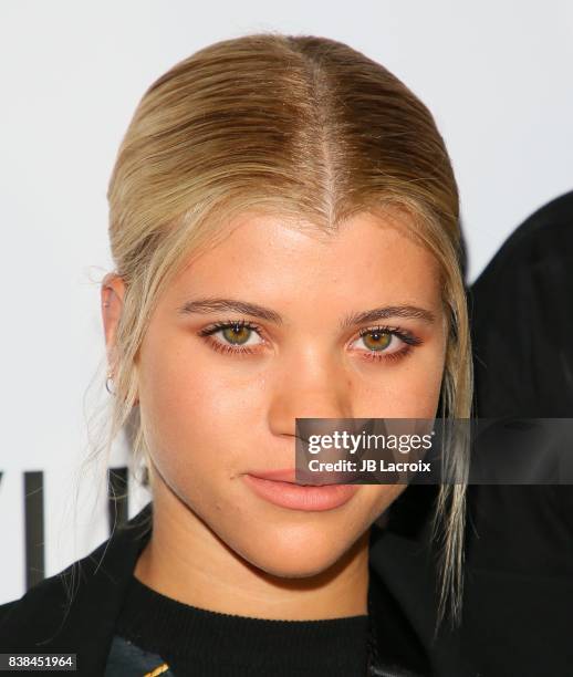 Sofia Richie attends the TINGS 'Secret Party' launch party held at Nightingale on August 23, 2017 in West Hollywood, California.