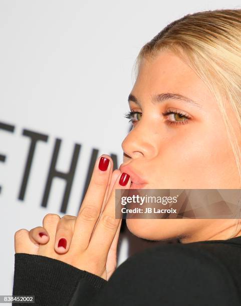 Sofia Richie attends the TINGS 'Secret Party' launch party held at Nightingale on August 23, 2017 in West Hollywood, California.