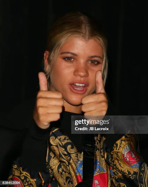 Sofia Richie attends the TINGS 'Secret Party' launch party held at Nightingale on August 23, 2017 in West Hollywood, California.