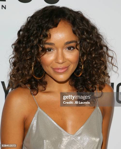 Ashley Madekwe attends the TINGS 'Secret Party' launch party held at Nightingale on August 23, 2017 in West Hollywood, California.