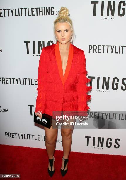Ashlee Keating attends the TINGS 'Secret Party' launch party held at Nightingale on August 23, 2017 in West Hollywood, California.