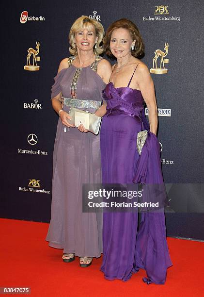 Ann-Katrin Bauknecht and Claudia Huebner arrive at the Bambi Awards 2008 on November 27, 2008 in Offenburg, Germany.