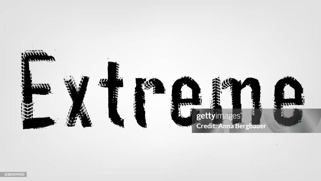 Extreme Reading Lettering Extreme Lettering Image High-Res Vector Graphic - Getty Images