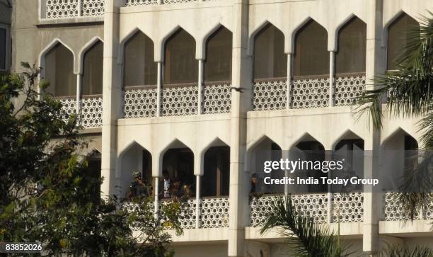 Marine Commandos entering the Taj Mahal Hotel on November 28, 2008 in Mumbai, India. The city of Mumbai was rocked by multiple coordinated terrorist...